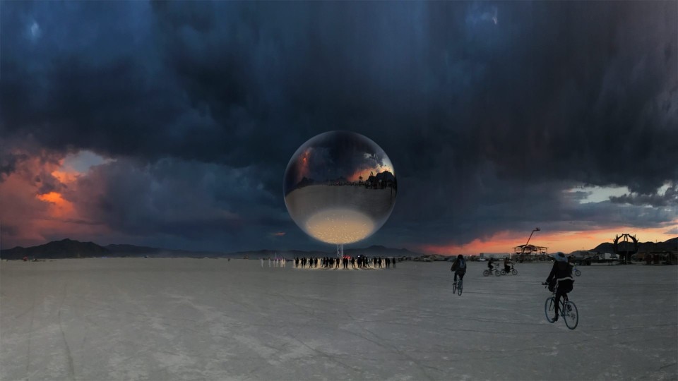 The orb, Bjarke Ingels e Jocob Lange, Burning Man 2018